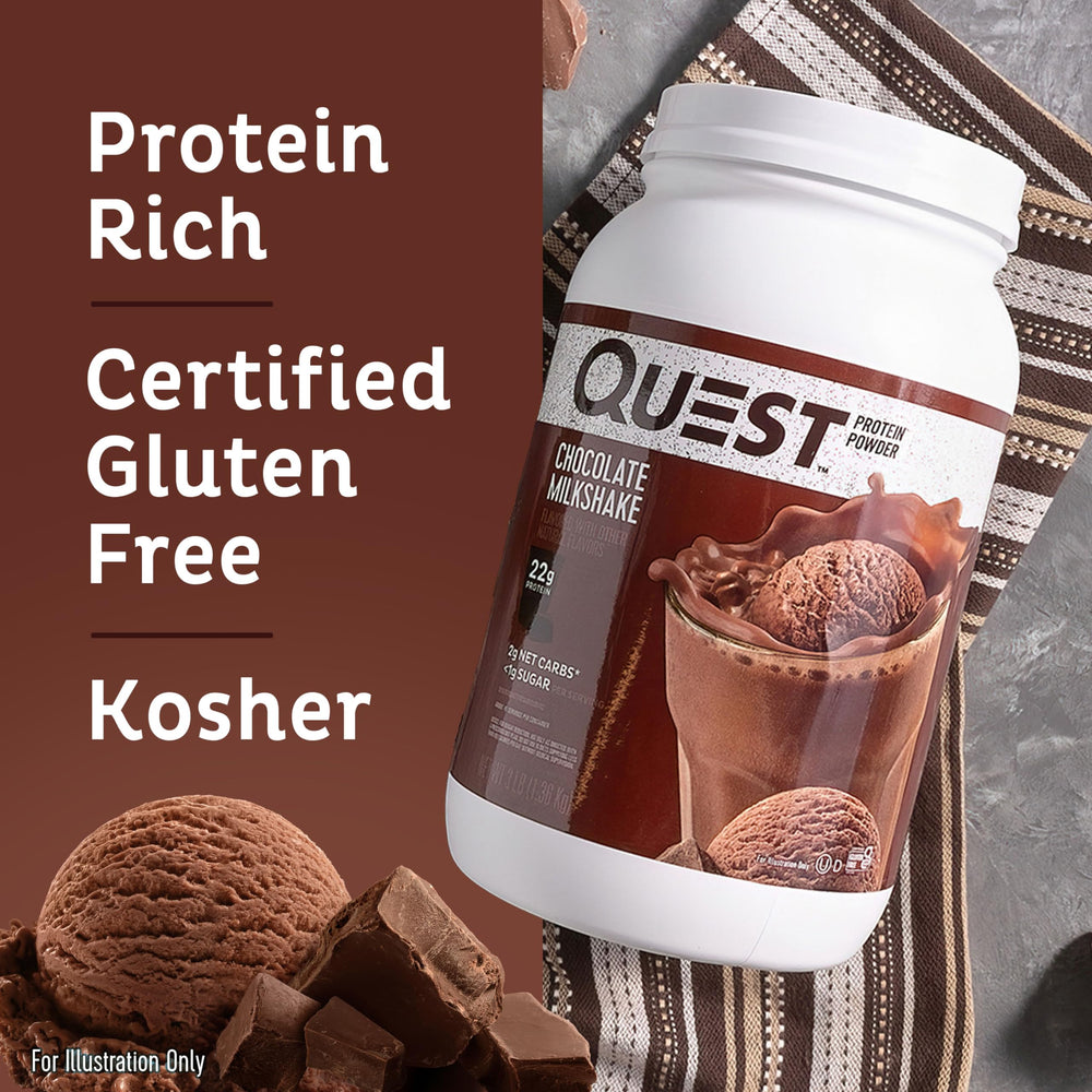 Shake poured into a glass for a post-workout chocolate treat.