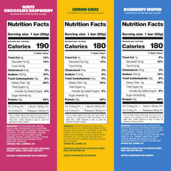 Quest Fruit Flavored Variety Pack Individually wrapped bars for grab-and-go use