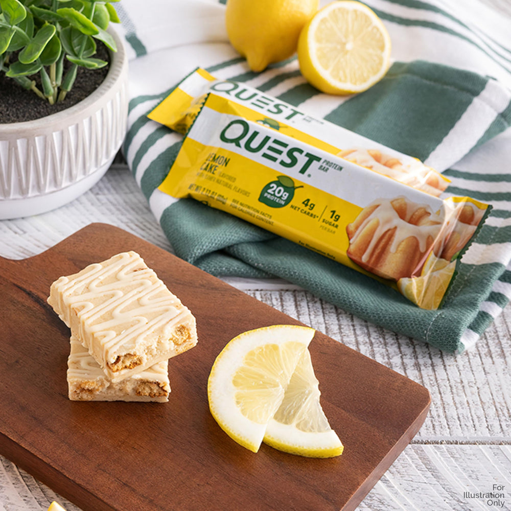 Quest Fruit Flavored Variety Pack Nutrition panel showing protein and carb data
