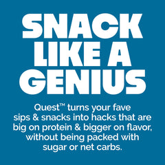 Quest Strawberry Protein Shake label against counter highlights gluten-free claim.