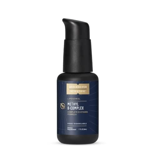 Quicksilver Scientific Methyl B Complex label detail emphasizing premium B vitamins