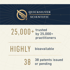Quicksilver Scientific sunflower lecithin phospholipids ensure vegan, non-GMO liposomal base.