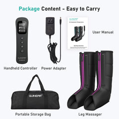 QUINEAR full-leg 360° air chambers deliver even compression