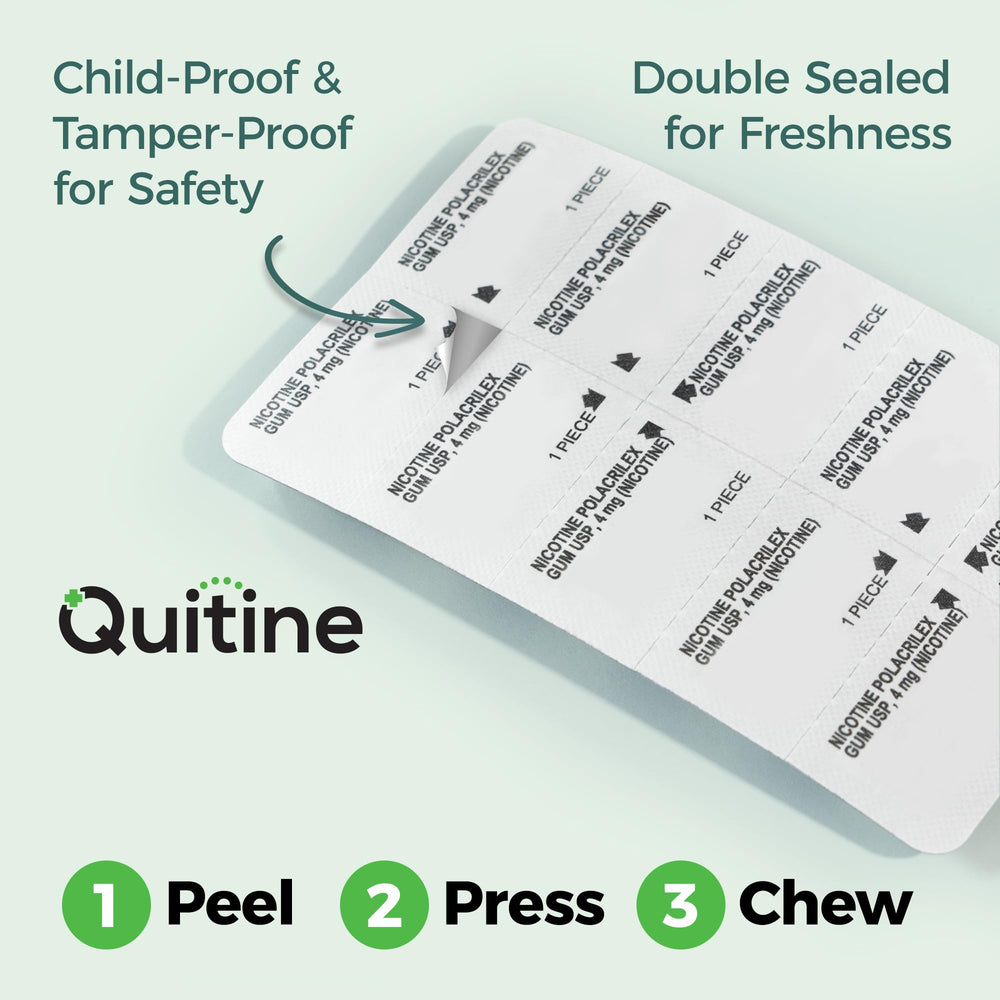 Quitine 30-day guarantee; risk-free trial supports your quit journey.