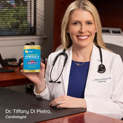 Qunol bottle open shot suggests easy access to daily omega-3