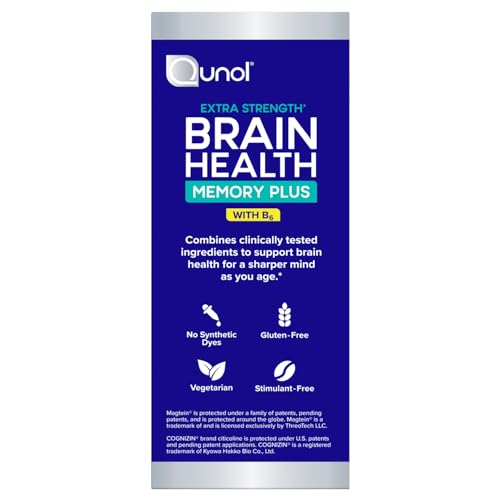 Pouring capsules from Qunol Memory Plus bottle for convenient use