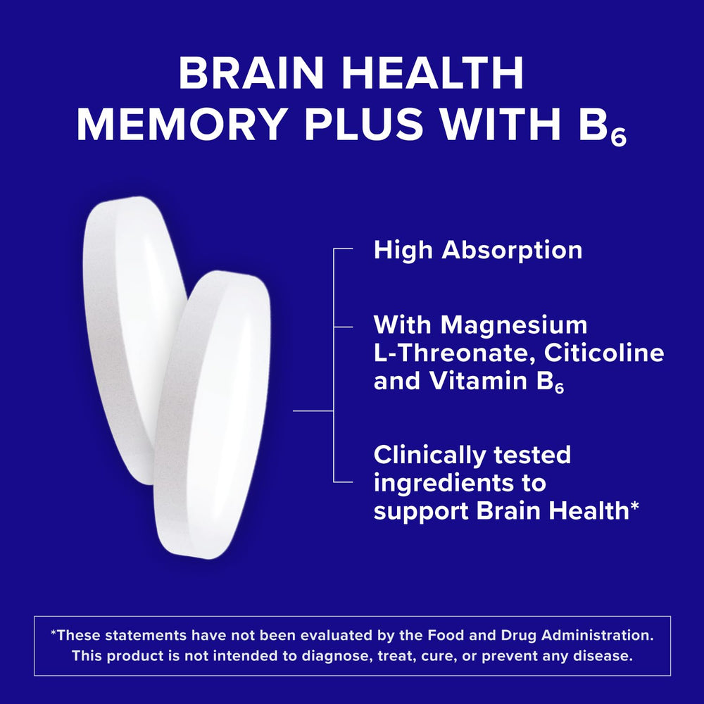 Qunol Memory Plus capsules on white background for easy dosing