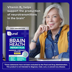 Qunol Brain Health Memory Plus daily routine scene suggests consistent use.