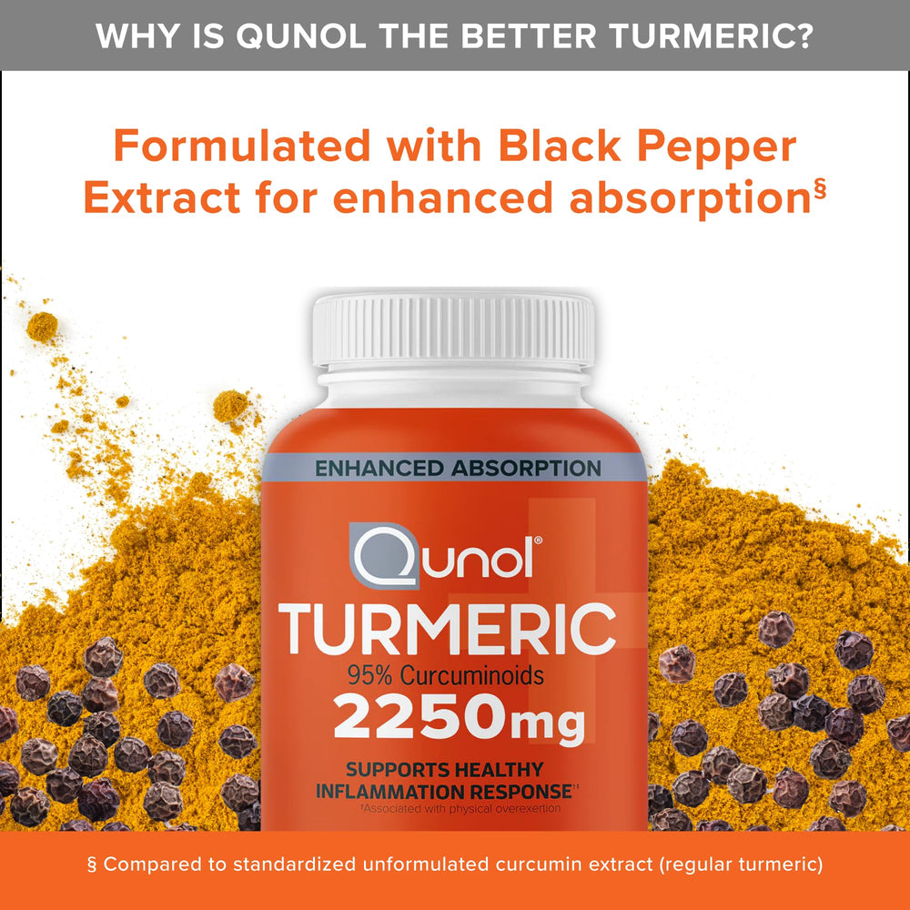 Vegetarian capsules by Qunol Turmeric for convenient daily wellness