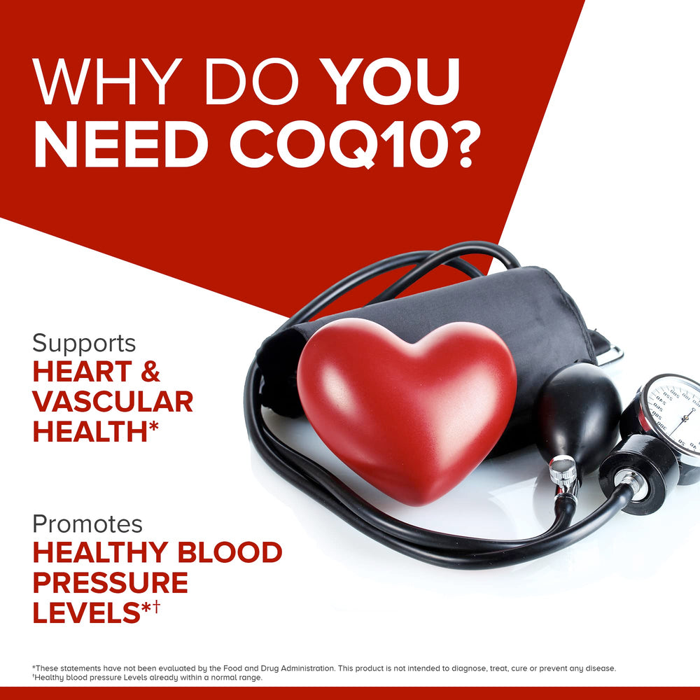 Hand holds Qunol Ultra CoQ10 softgels, suggesting easy daily use.