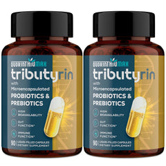 Quorinthiumax Tributyrin 800mg bottle front for gut support
