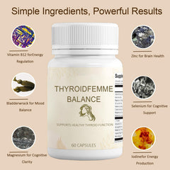 QUZOYU Thyroidfemme Balance dosage guidance for consistent daily use