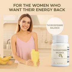 QUZOYU Thyroidfemme Balance storage bottle and cap for secure keeping