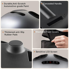QXC Foot Massager fits up to US men's size 12 for broad compatibility.