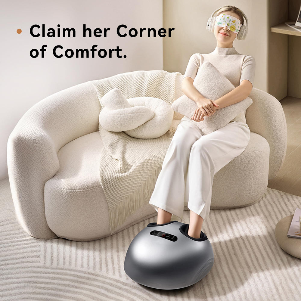 QXC Foot Massager with removable cover simplifies cleaning and maintenance.
