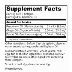 Softgels resting on a kitchen counter with peppermint aroma.