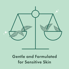 Unscented Rael wash supports daily freshness for delicate skin.