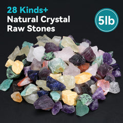 Rahato amethyst, lapis lazuli, and rose quartz stones for crafts and mindful sessions.