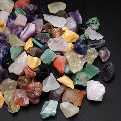 Rahato rough stones for tumbling; varied textures for polishing and display.