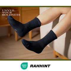 Rahhint Alpaca Wool Diabetic Socks seamless toe reduces irritation.