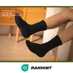 Rahhint Alpaca Wool Diabetic Socks moisture-wicking surface keeps feet dry during activity.