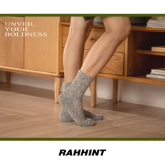Rahhint Alpaca Wool Diabetic Socks wide-fit design with cushioned sole for comfort.