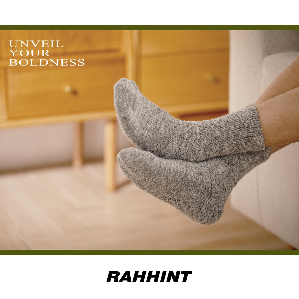 Rahhint Wide-fit Warm Socks ideal for daily wear and outdoor activities