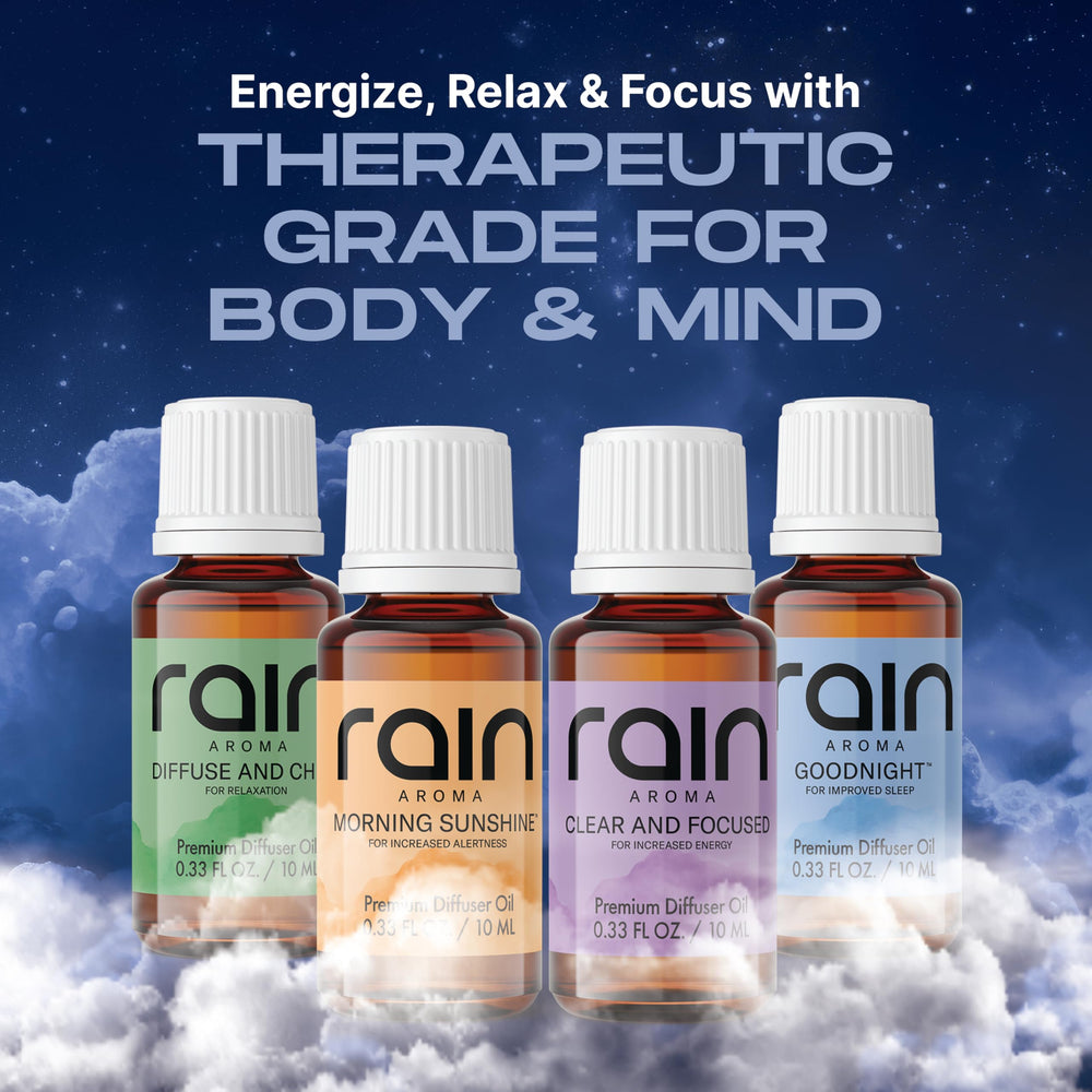 Rain Aroma gift-ready packaging suggests a thoughtful wellness present