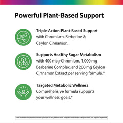 Rainbow Light chromium picolinate label foreground for mineral support
