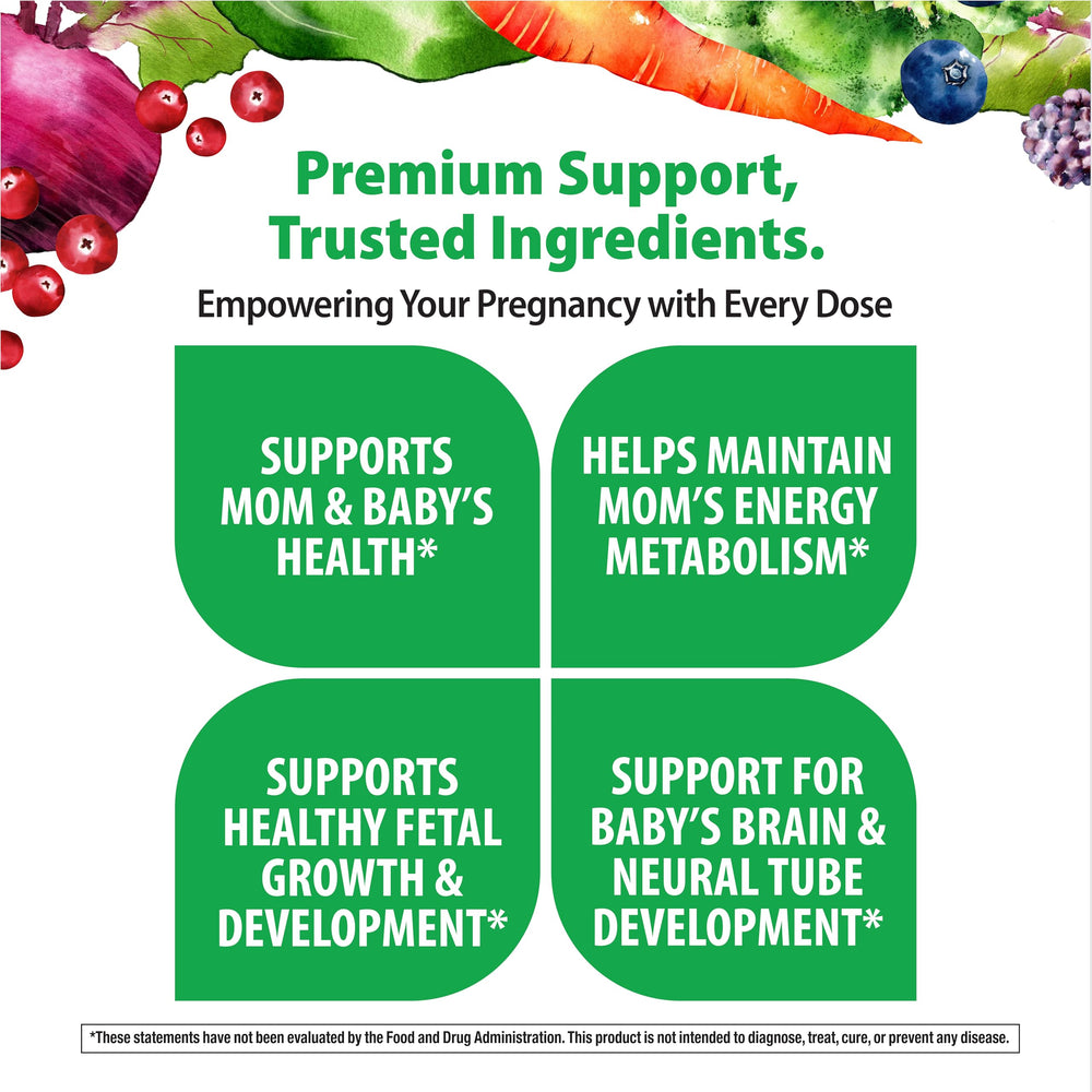 Rainbow Light Prenatal One ginger and probiotic blend capsule scene.