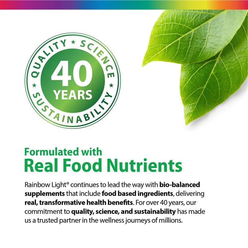 Rainbow Light Teen Multivitamin packaging front displays fruit punch flavor