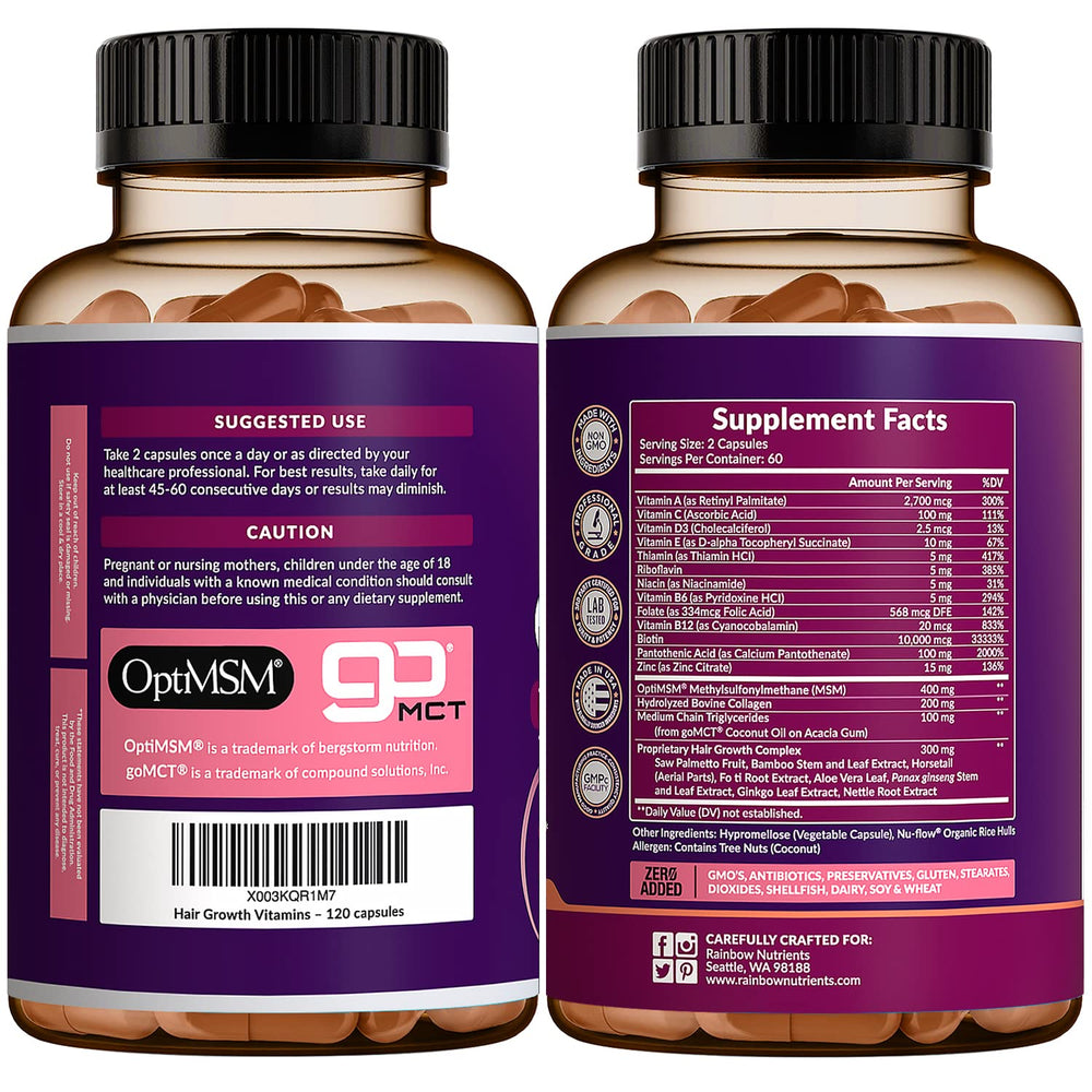 Rainbow Nutrients all-in-one bottle on a daily-use routine backdrop