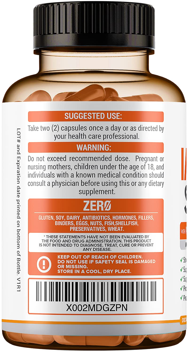 GMP-certified Rainbow Nutrients Immune Support bottle demonstrates quality