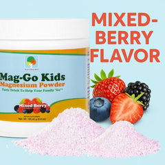 Raise Them Well Mag-Go Kids measuring scoop included for simple portioning and consistency.