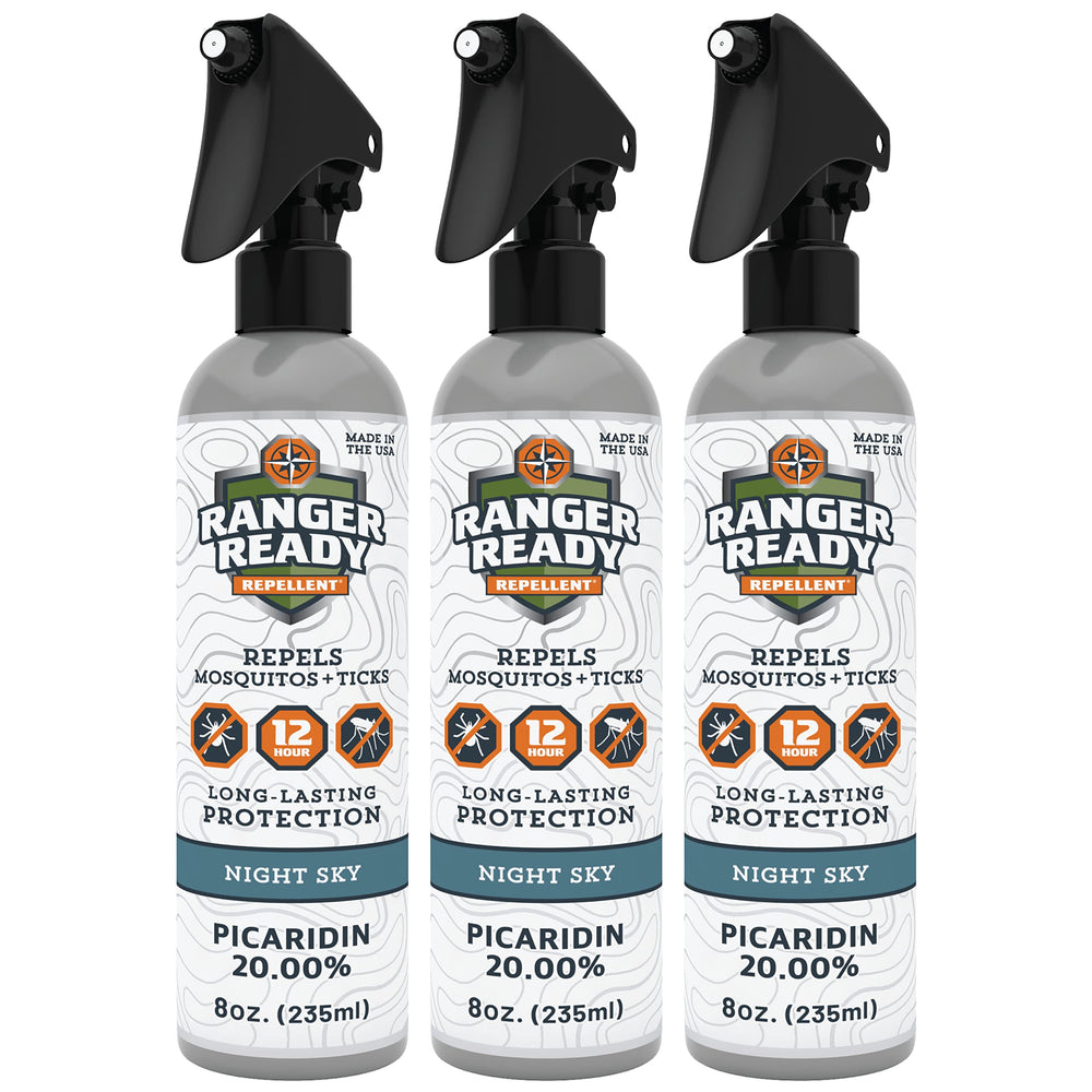 Ranger Ready Picaridin 20% bottle delivering long-lasting protection for skin and gear.