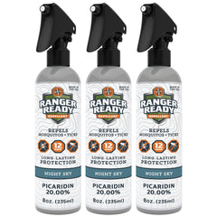Ranger Ready Picaridin 20% bottle delivering long-lasting protection for skin and gear.
