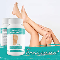 Rangii Fungus capsules illustrate a gut-health connection for overall wellness.