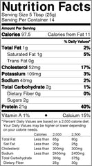 Raw Organic Whey ingredient list features a single-ingredient protein.