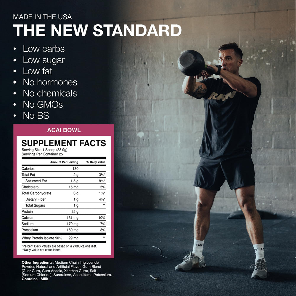 RAW Vegan Protein Powder mixing with water shows easy drinkability after training