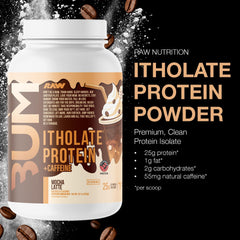 Mocha Latte powder pour reveals a creamy, coffee-inspired shake after training.
