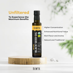 RAWYA versatile wellness and beauty oil ready for everyday routines.