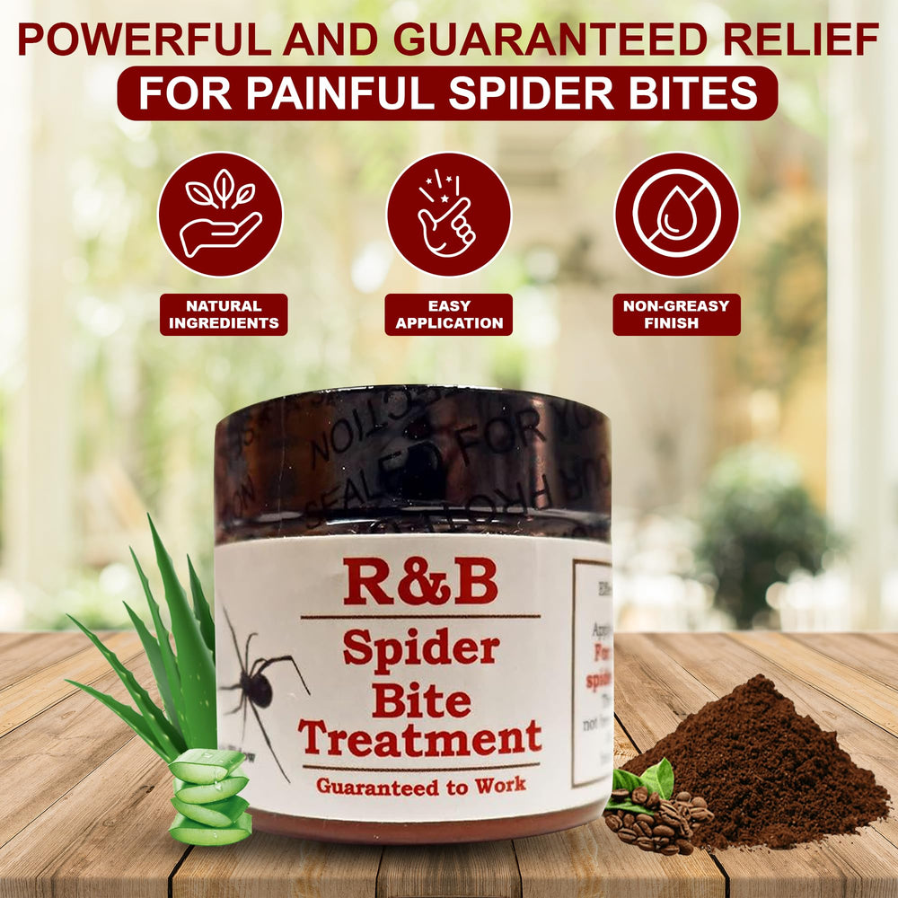 R&B Natural balm applied before dressing to protect the wound area.