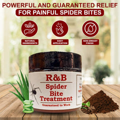 R&B Natural balm applied before dressing to protect the wound area.