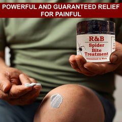 R&B Natural herbal blend highlights plant extracts for skin soothing.