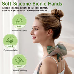 RBQSIPRX Neck Massager with Heat strap enabling hands-free use