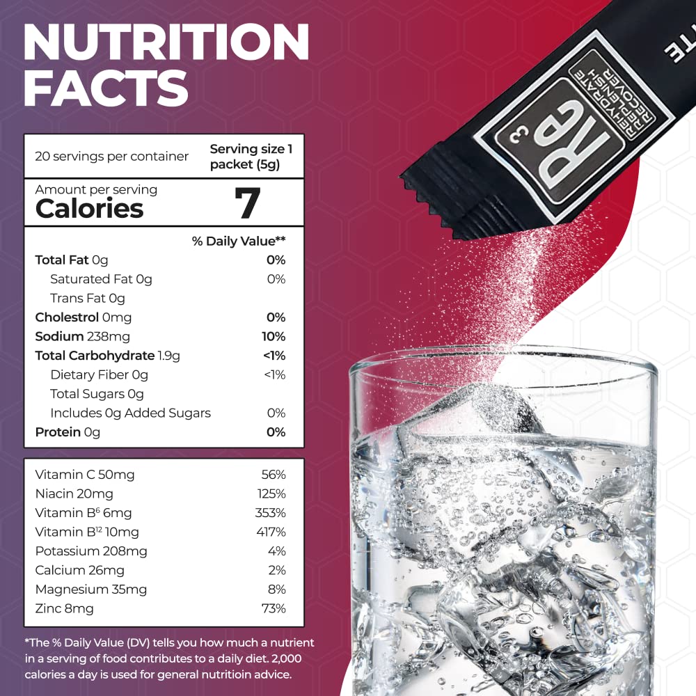 Re3 athlete drinking mixed berry hydration during workout