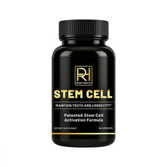 REACH HEALTH stem cell activation bottle showcasing the patented formula for daily vitality.