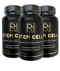 REACH HEALTH stem cell supplement bottle front, daily vitality support.