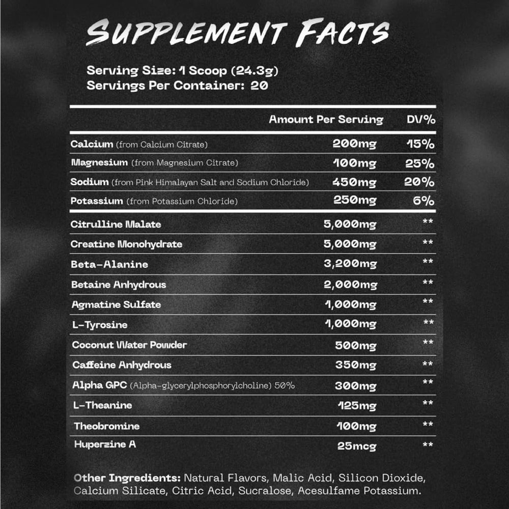 Reach electrolyte matrix hydration mix displaying cramp prevention and steady stamina