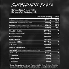 REACH Supplements Pre Workout electrolyte matrix supports hydration and endurance.